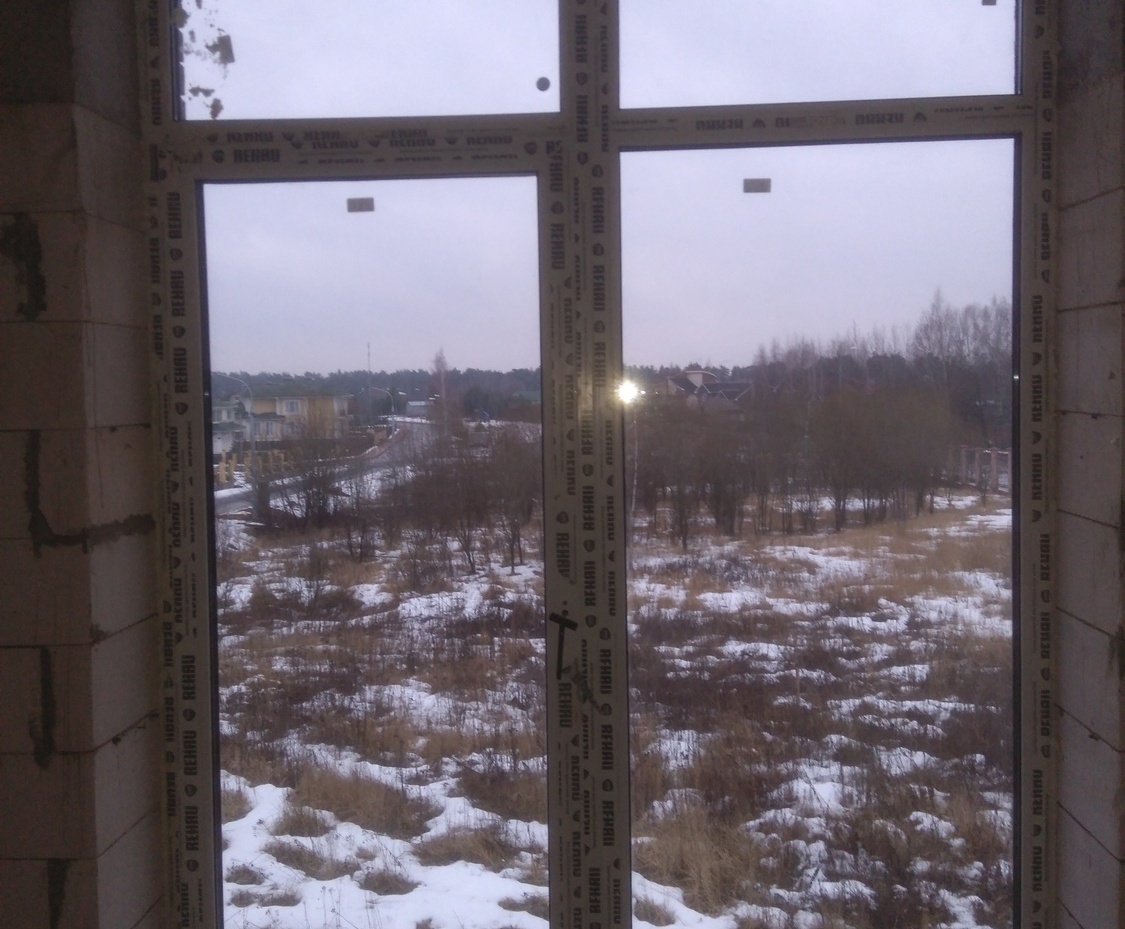 Панорамное окно с ламинацией