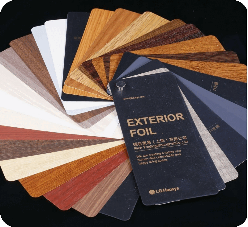 Ламинация LG Hausys для окон Melke